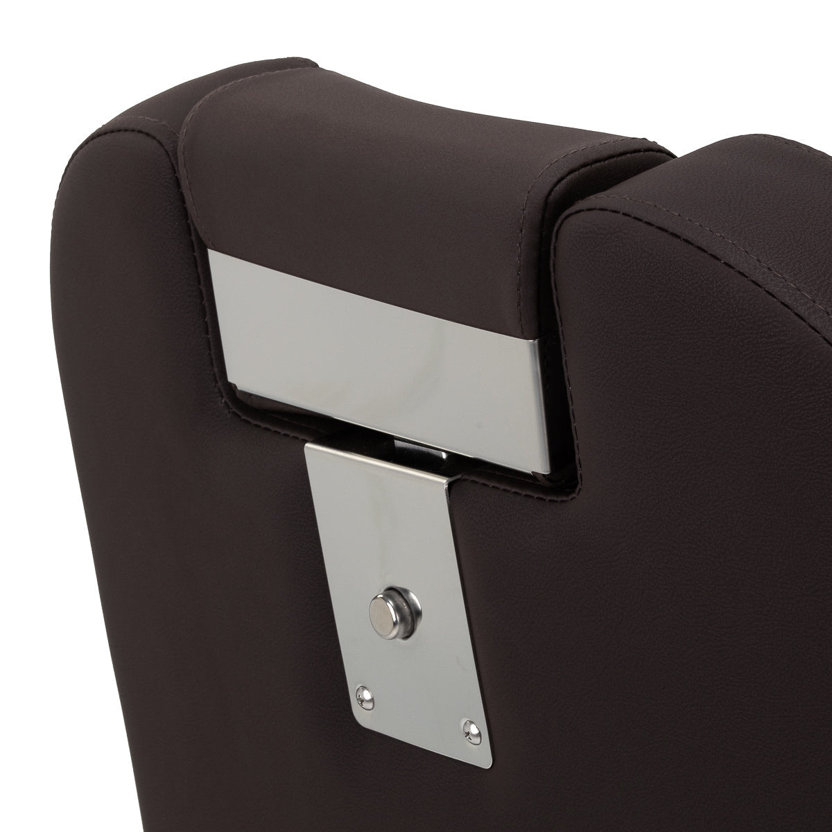 Gabbiano barber chair Bruno with black frame Brown - BVShop