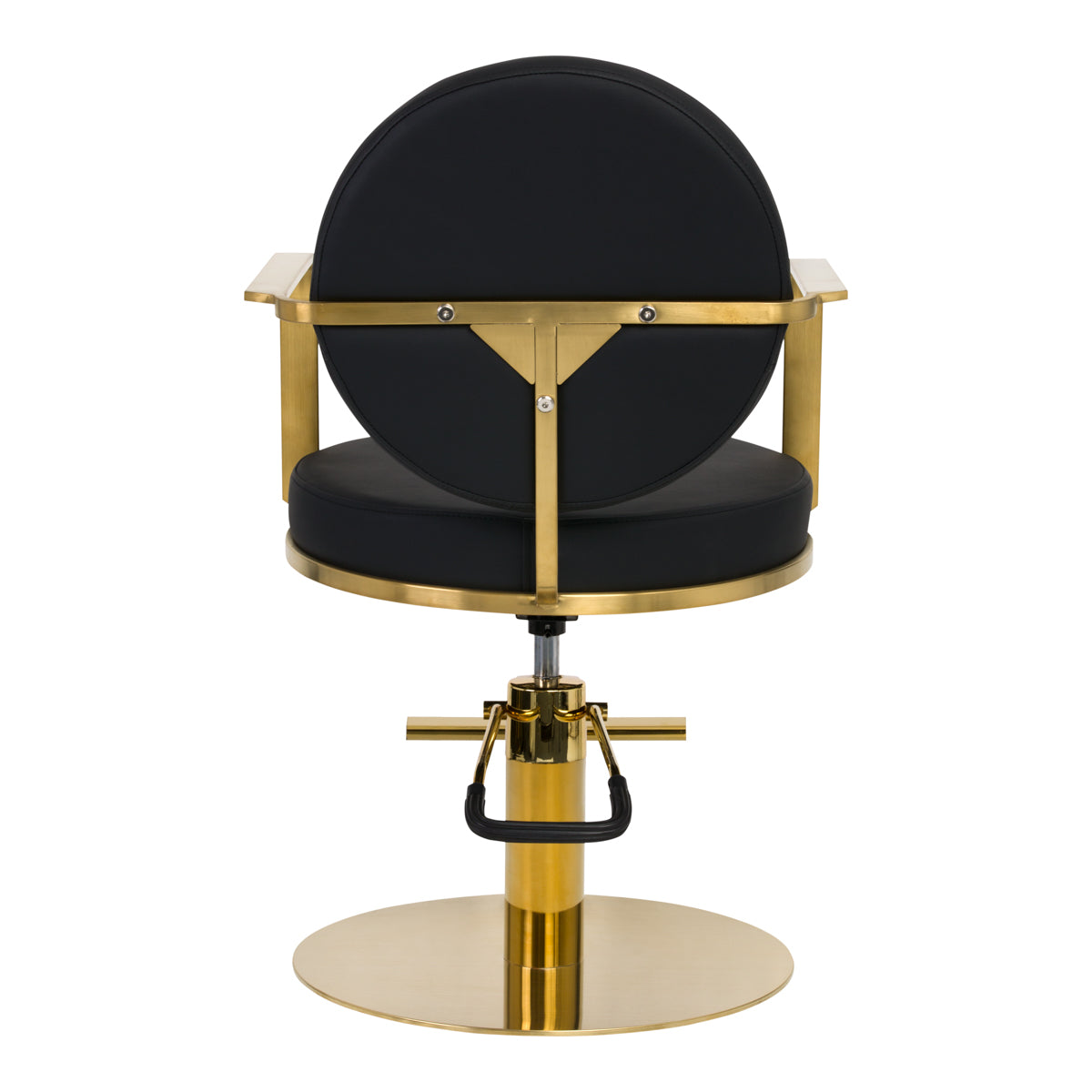 GABBIANO HAIRDRESSING CHAIR ARRAS BLACK GOLD - BVShop
