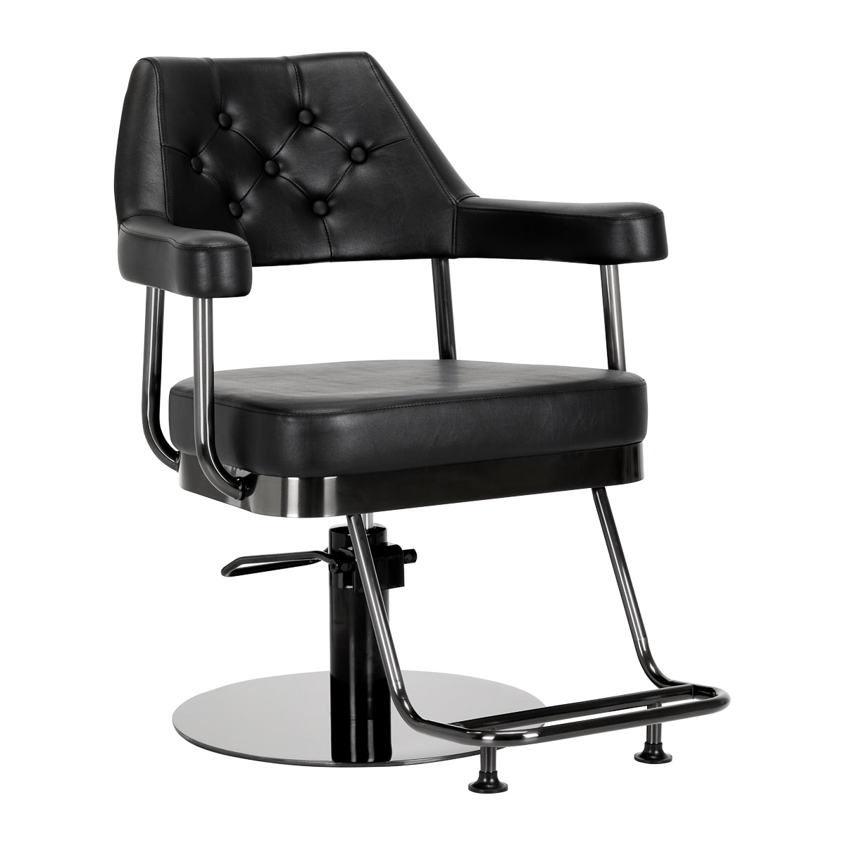 Gabbiano hairdressing chair Granda black - BVShop