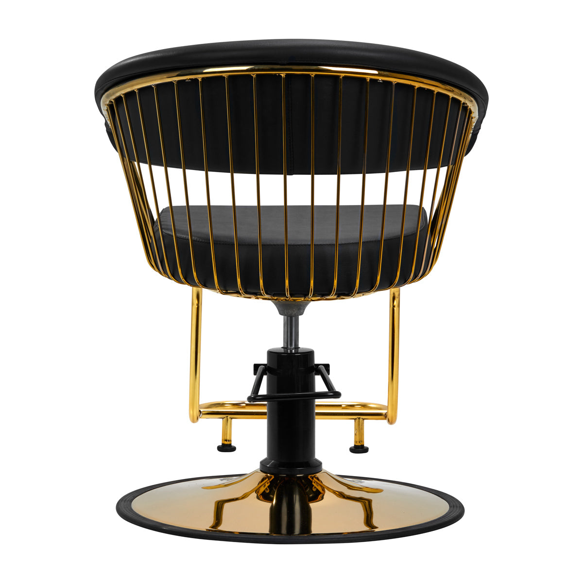 Gabbiano hairdressing chair Lille gold black - BVShop