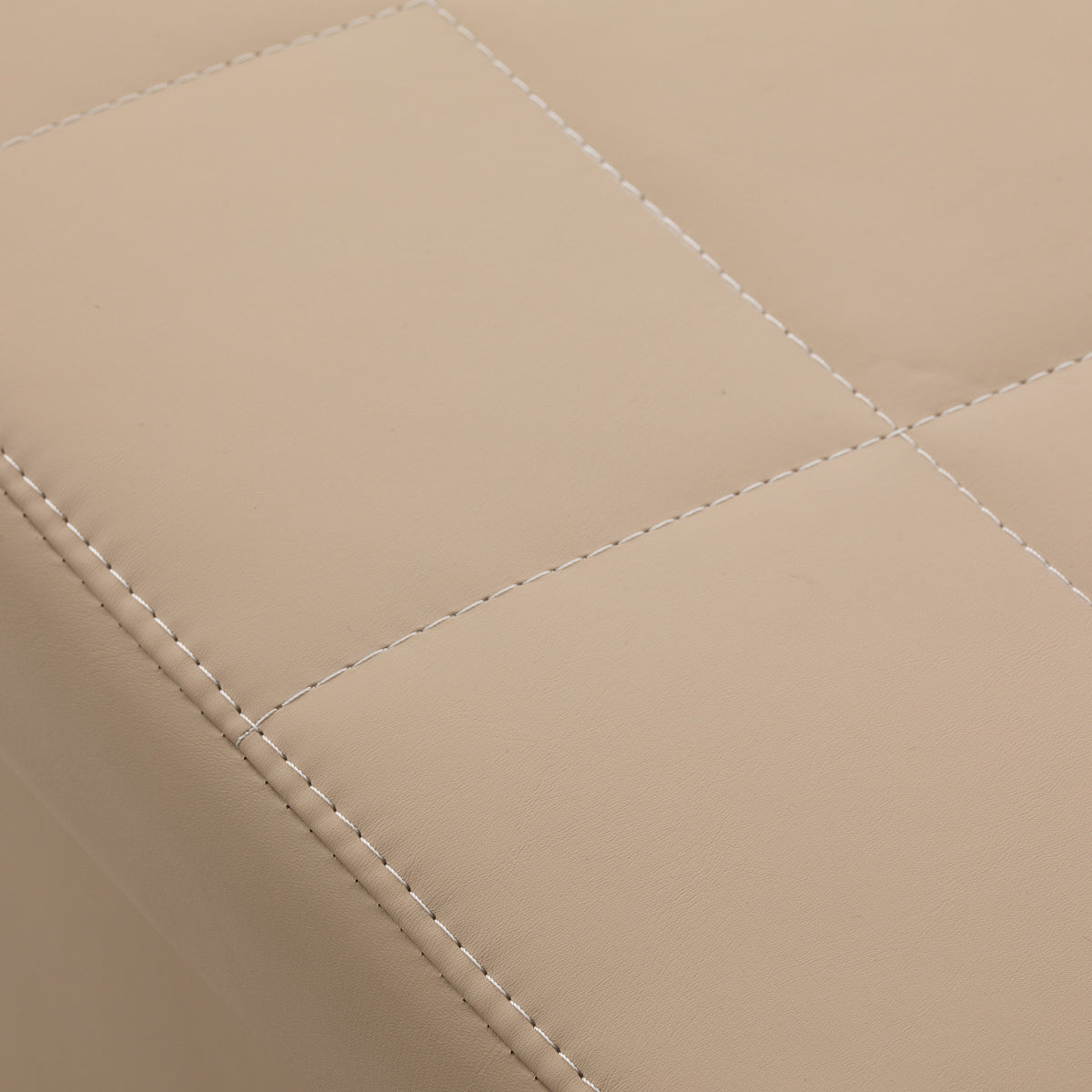 Gabbiano Head Spa Maldives hair washing bed in beige with ergonomic design and padded surface for comfortable hair washing.