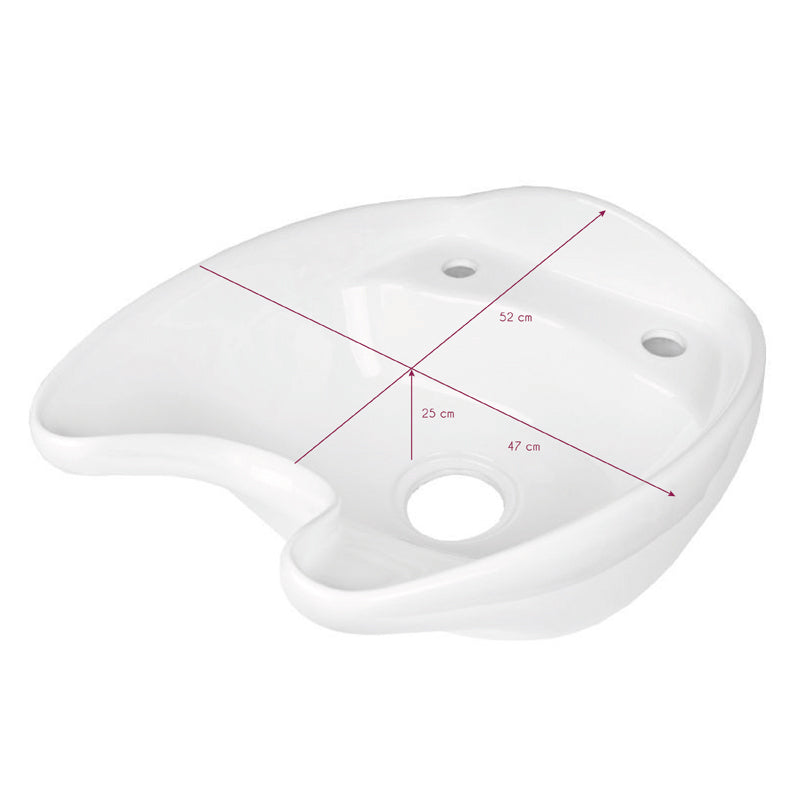 Gabbiano white wash bowl - BVShop