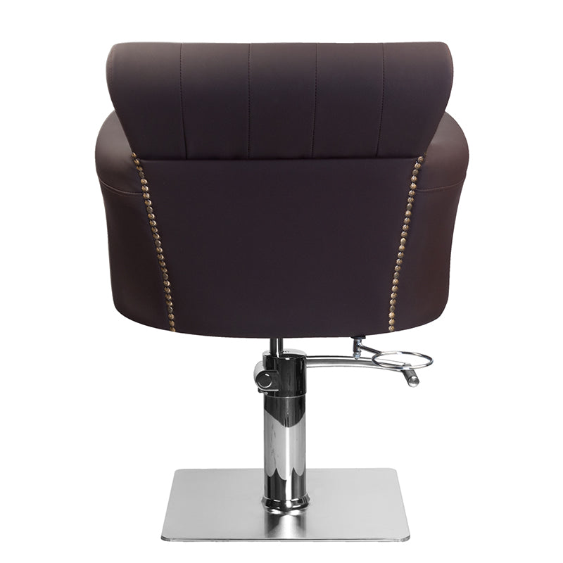 Hair system barber chair ber 8541 brown - BVShop