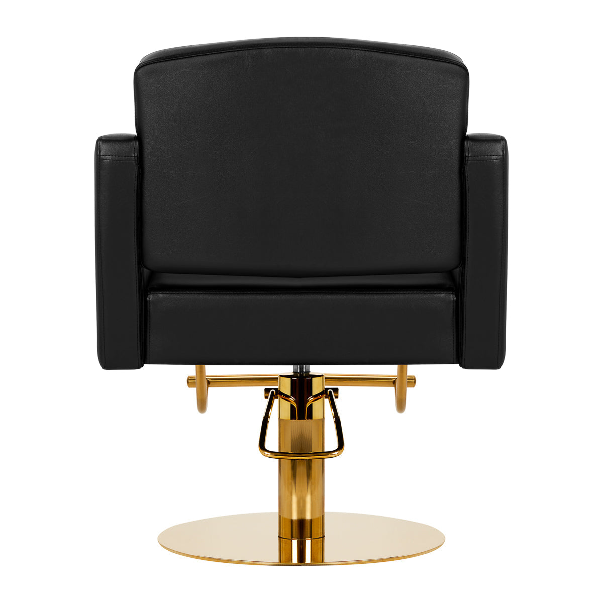 Hairdressing chair Gabbiano Turyn black gold - BVShop