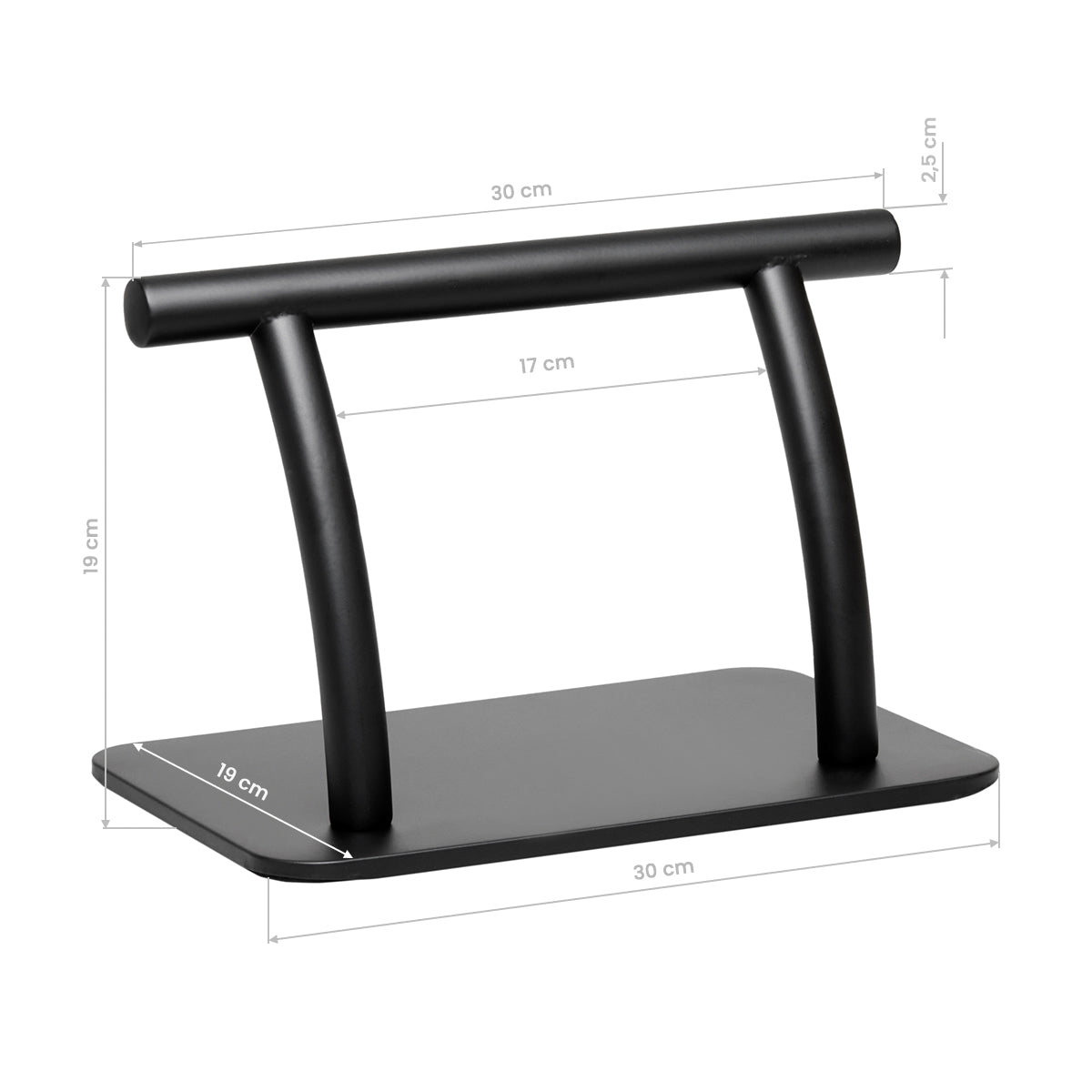 Hairdressing footstool L005S black - BVShop