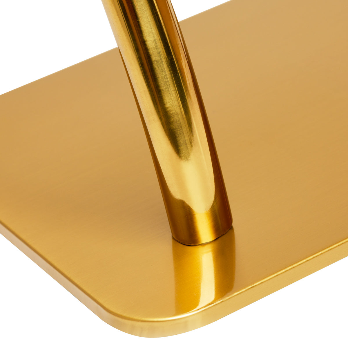 Hairdressing footstool L005S gold - BVShop