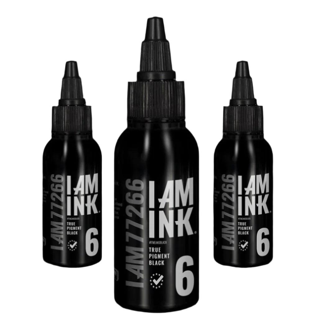 I Am Ink First Generation 6 True Pigment Black 50ml/100ml - BVShop