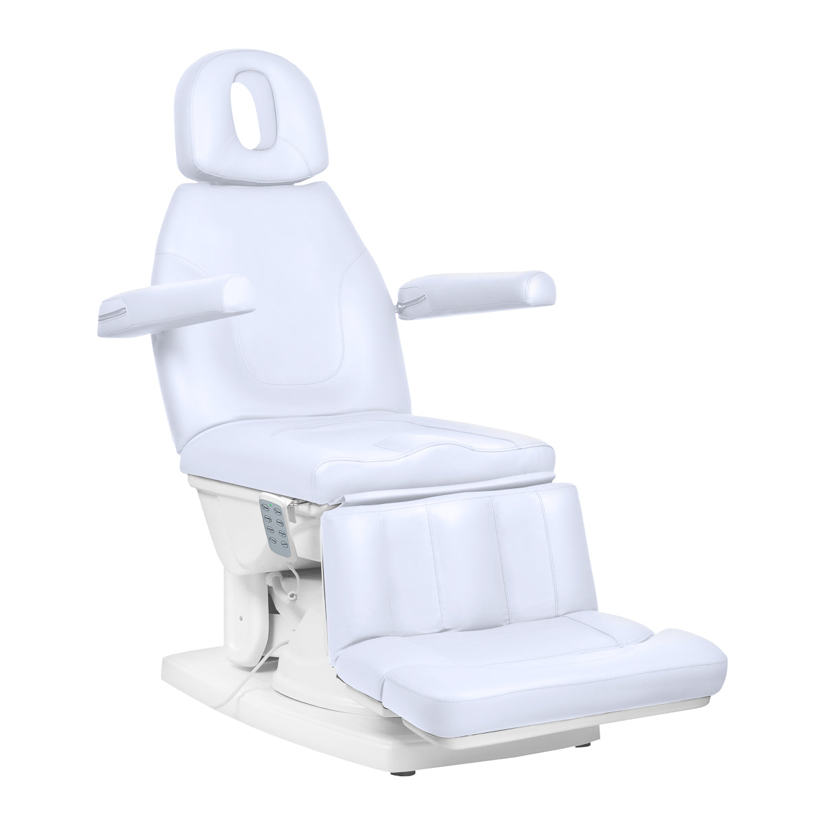 Kate electric podiatry chair, 4 actuators, cool white - BVShop