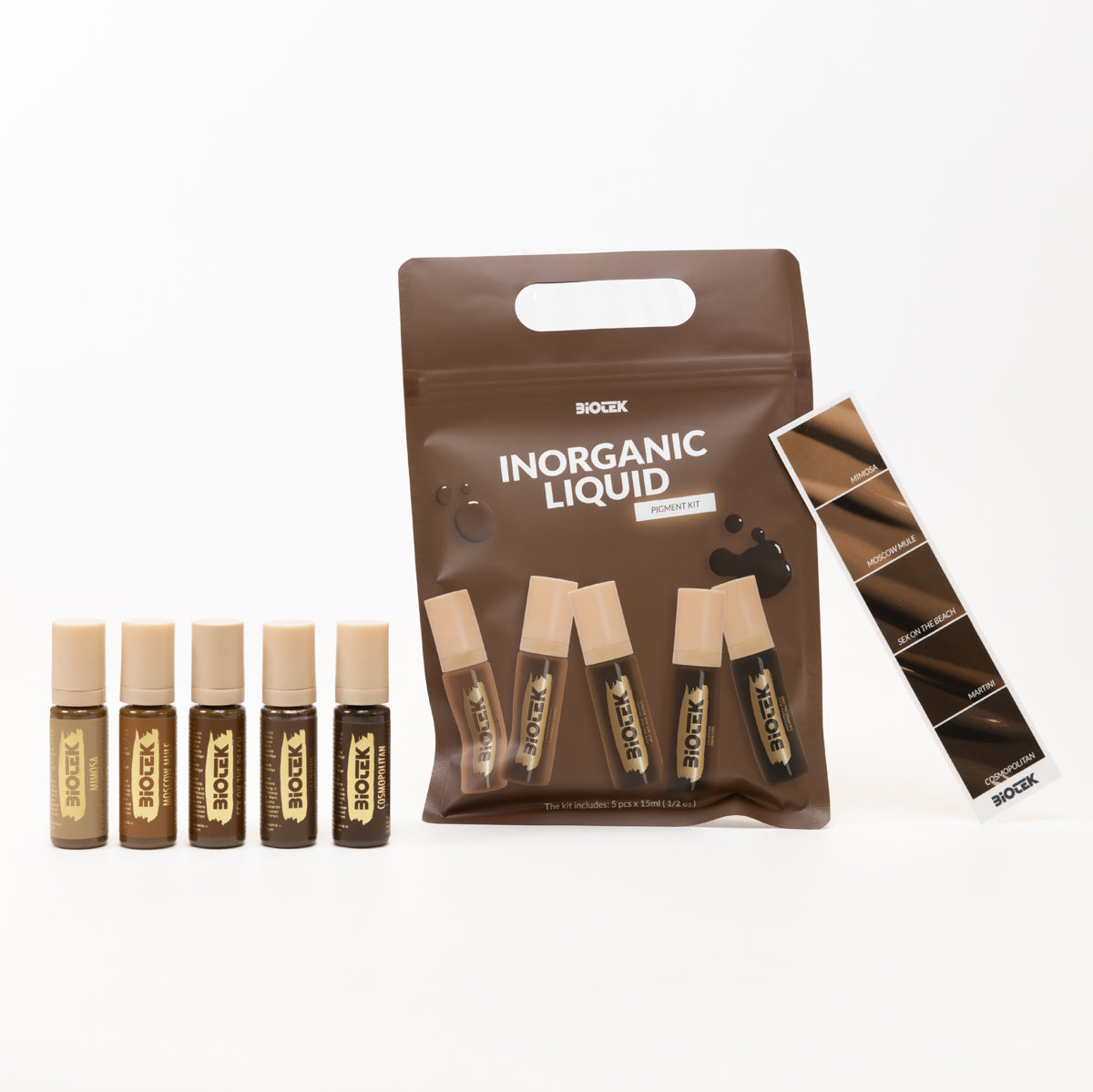 Biotek Inorganic Liquid Brow Kit 5x15ml - BVShop