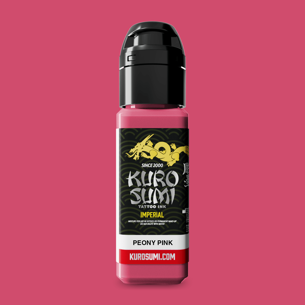 Kuro Sumi Imperial Tattoo Ink Peony Pink 44ml - BVShop