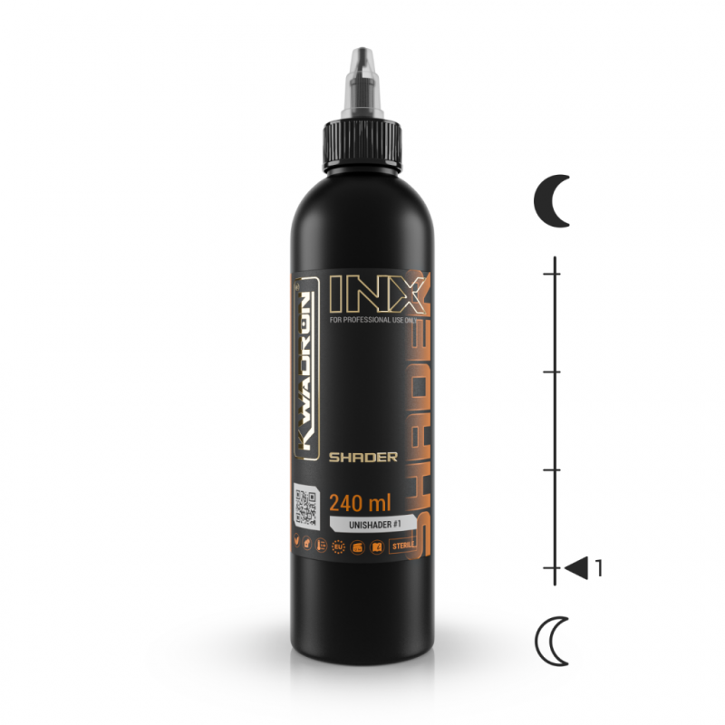 Kwadron INX UniShader #1 Tattoo Pigment 120ml/240ml - BVShop