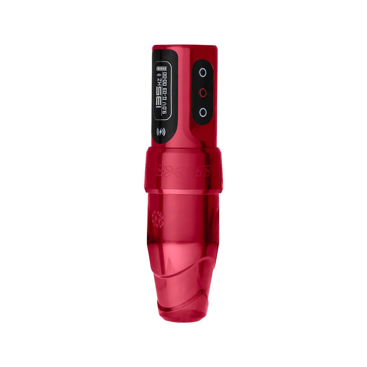 Microbeau Flux S Max mit einfachem oder doppeltem PowerBolt II 2,5 mm Hub Rouge