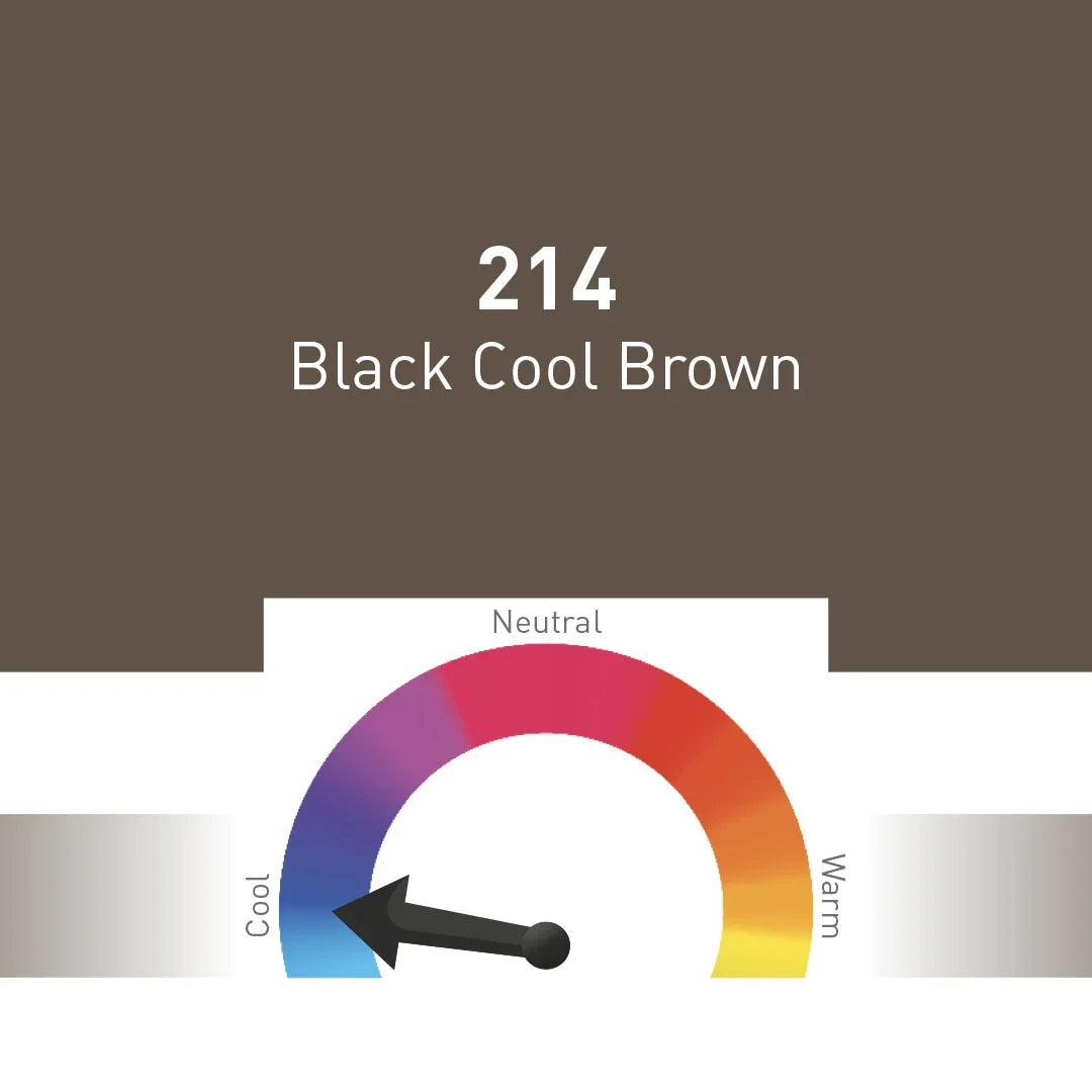 Nouveau Contour Organic Line Eyebrow Pigment 214-Black Cool Brown 10ml - BVShop