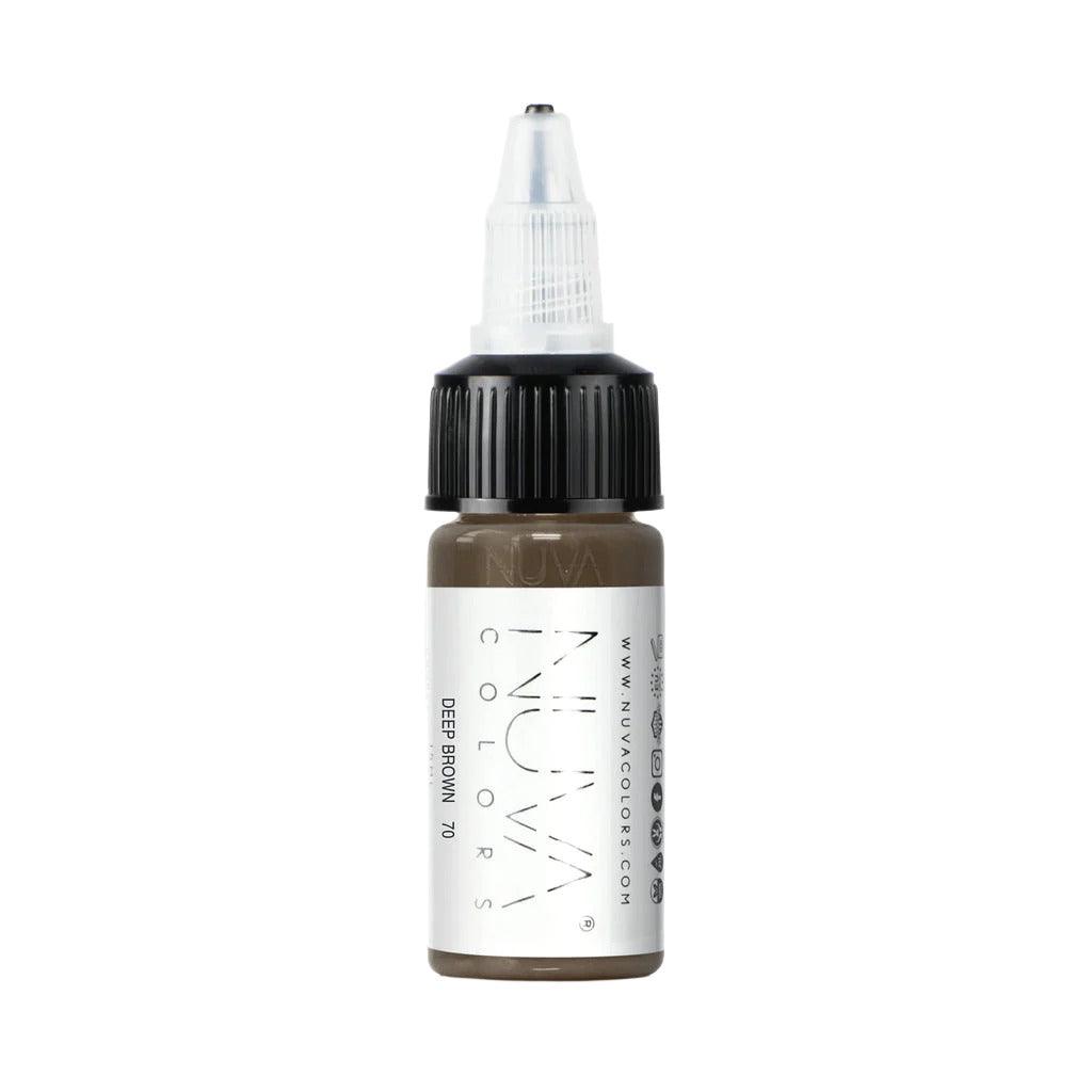 Nuva Colors Eyebrow Pigments 70 DEEP BROWN 15ml - BVShop