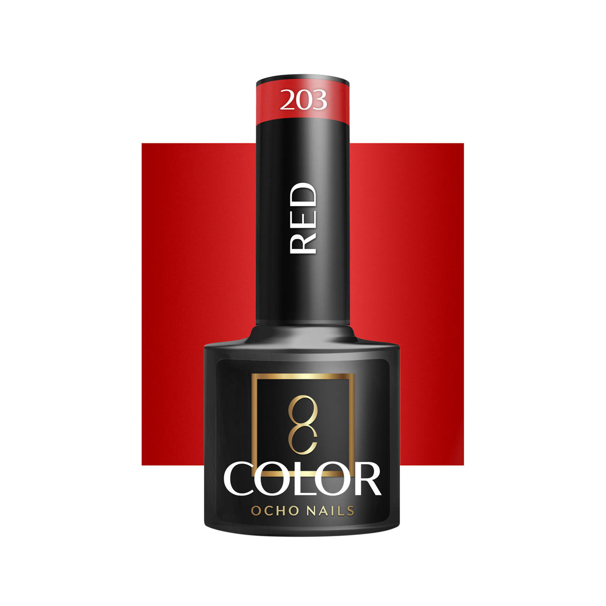 OCHO NAILS Hybrid nail polish red 203 -5 g - BVShop