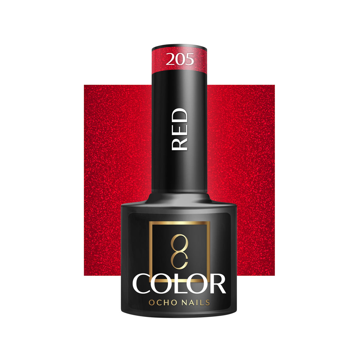 OCHO NAILS Hybrid nail polish red 205 -5 g - BVShop