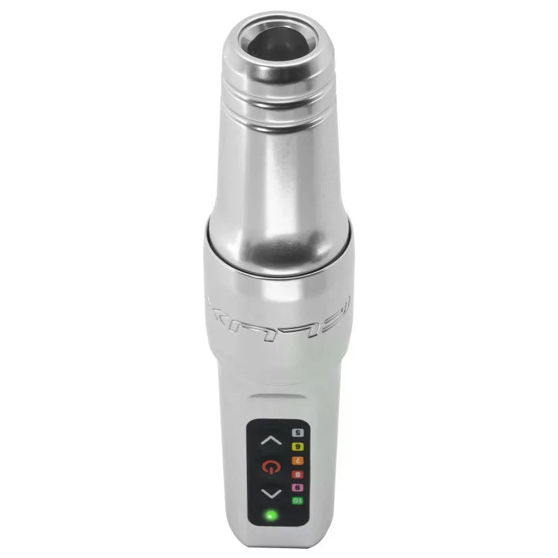 Spektra Flux Mini Silber mit Power Bolt Tattoo- & PMU-Maschine