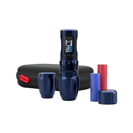 Stigma Chroma Pro Kit Wireless Tattoo Machine Midnight Blue - BVShop