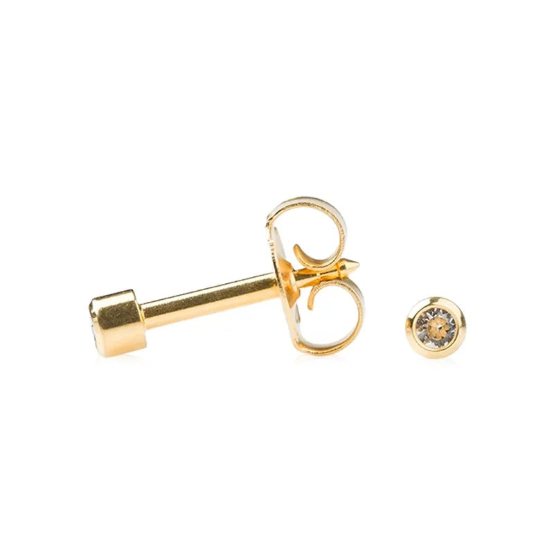 Studex April Kristallfassung Ohrring