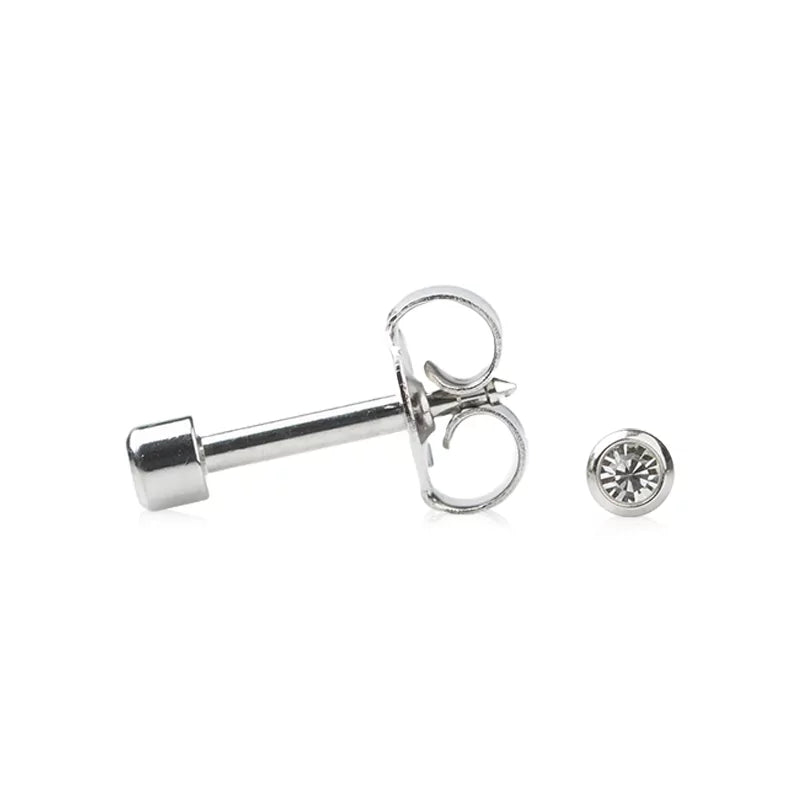 Studex April Kristallfassung Ohrring