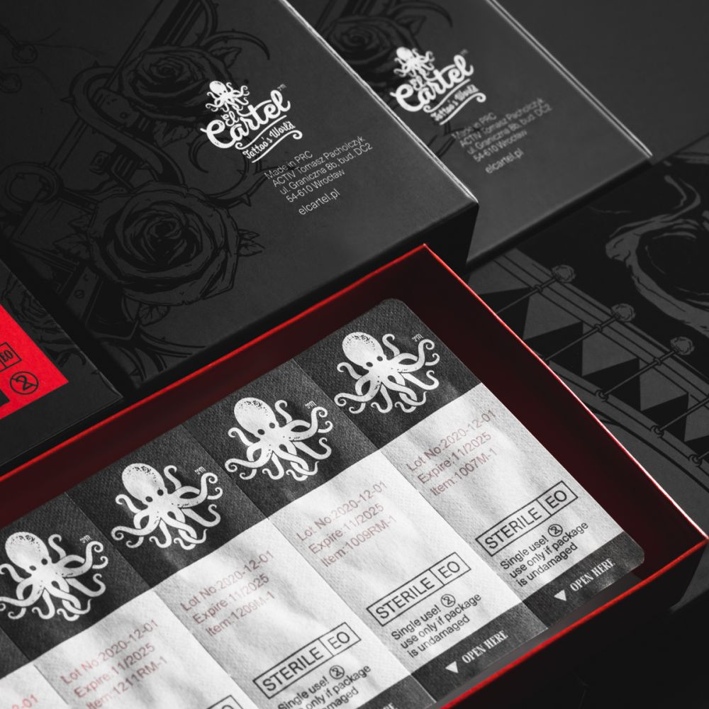 Tattoo Cartridge EL CARTEL V2 0.35 9RL Medium taper 10pcs. - BVShop