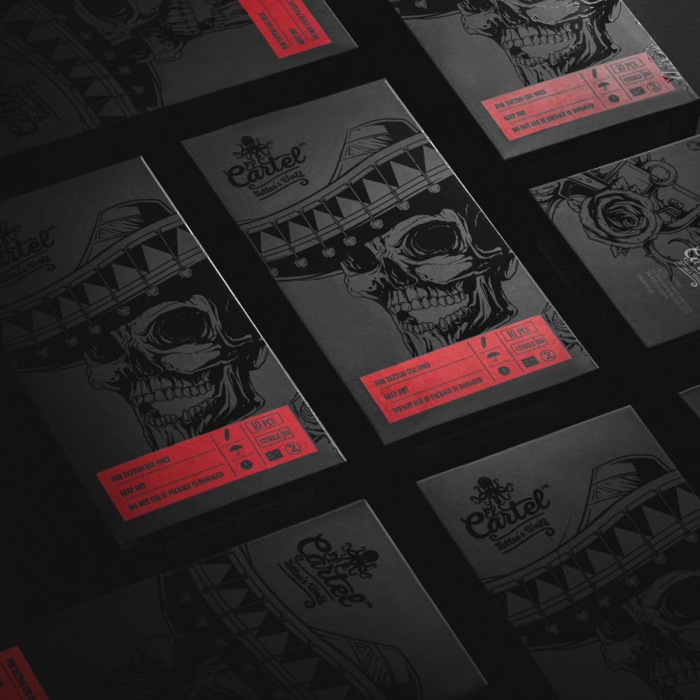Tattoo Cartridge EL CARTEL V2 0.35 9RL Medium taper 10pcs. - BVShop