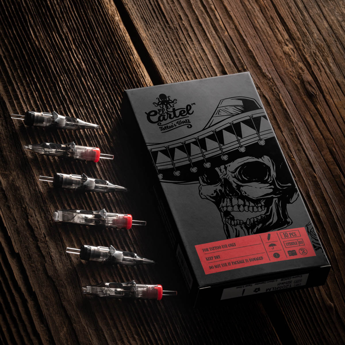 Tattoo Cartridge EL CARTEL V2 - 4 InRow 0.25 3RL Long Taper 10 pcs. - BVShop