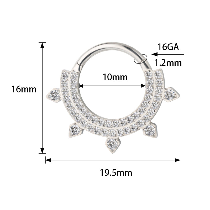 Titan Doppelreif Ring