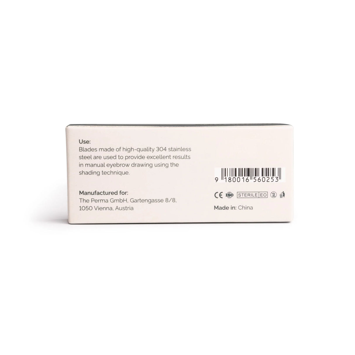 Set of 25 The Perma Microblading Blades 3R for precise eyebrow microblading and semi-permanent tattooing procedures.