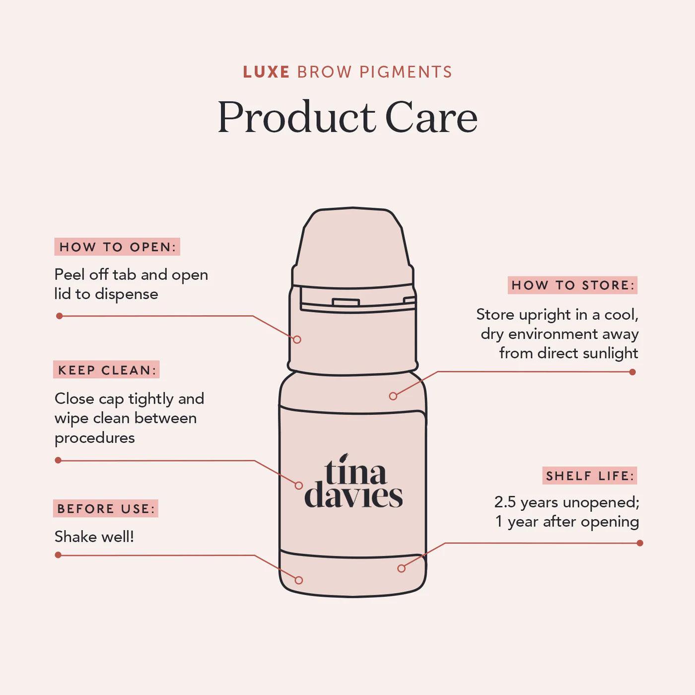 Tina Davies LUXE Dark Brown Pigments 15ml - BVShop