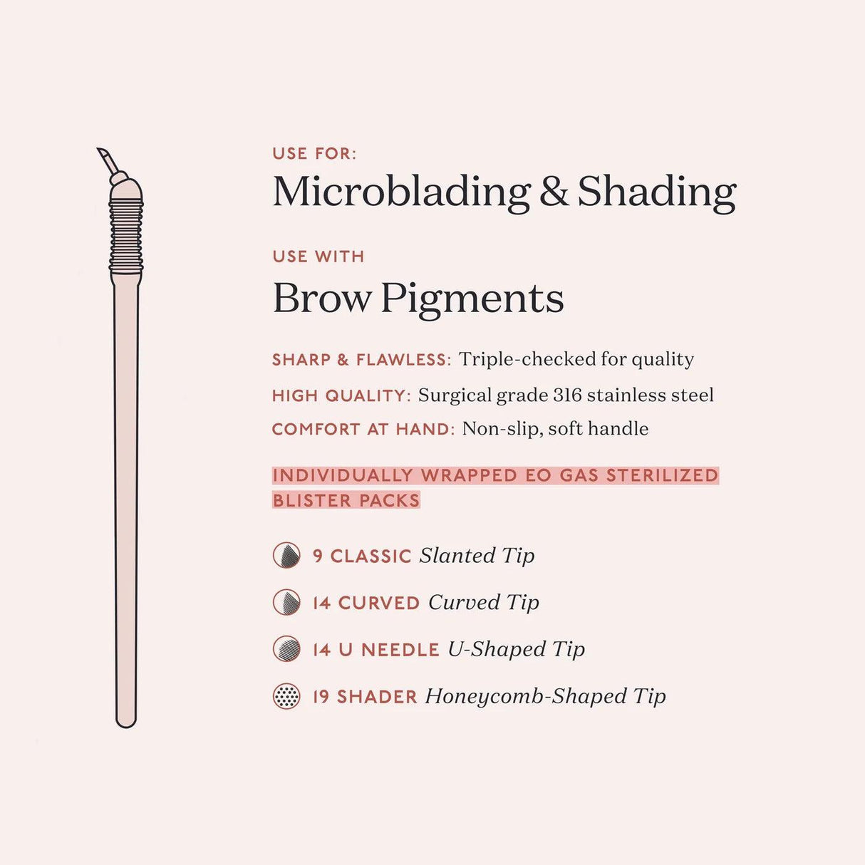 Tina Davies Microblading Sampler Pack 8pcs - BVShop