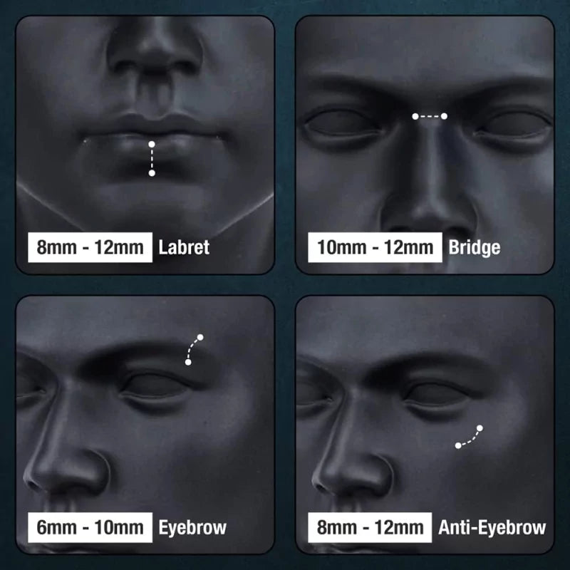 Titanium Push-In Gebogener Labret