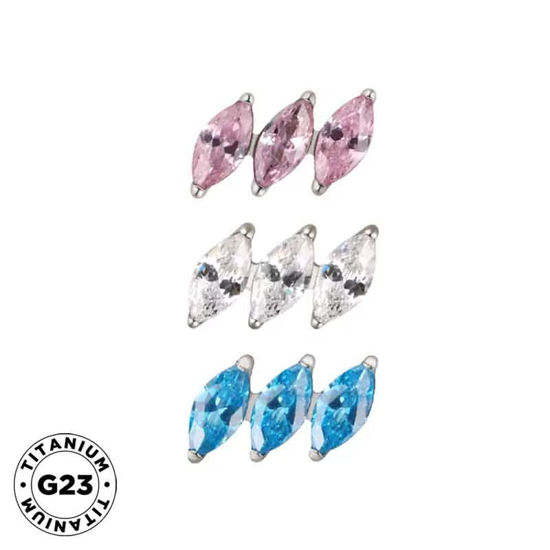 Titanring Diagonal Marquise