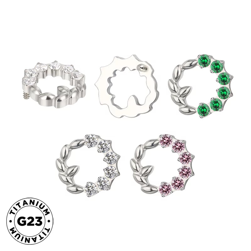 Titanring Olivenkranz