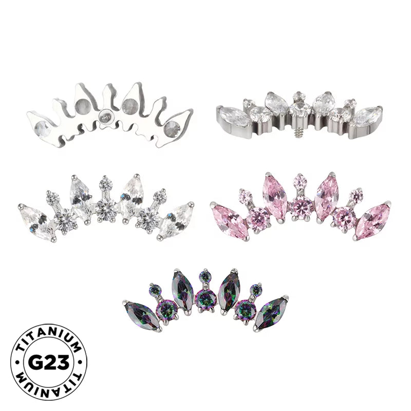 Titanring Rund und Marquise