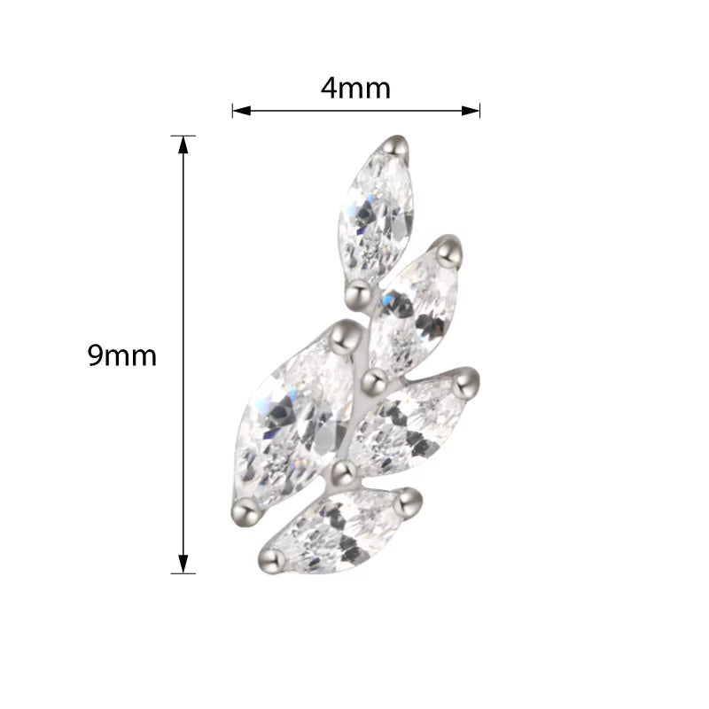 Titanring in Weizenährenform