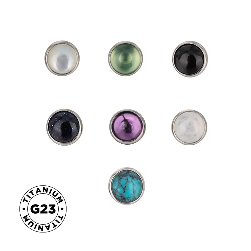 Titanspitzen mit halbem Rand