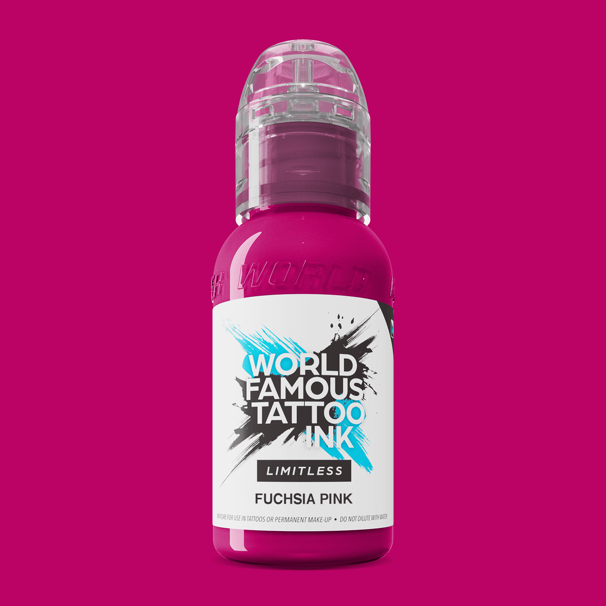 World Famous Limitless Tattoo Ink Fuchsia Pink 30ml - BVShop