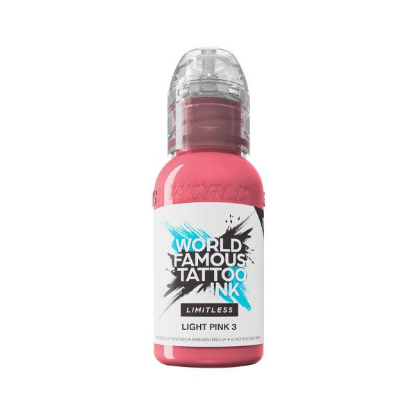 World Famous Limitless Tattoo Ink Light Pink 3 30ml - BVShop