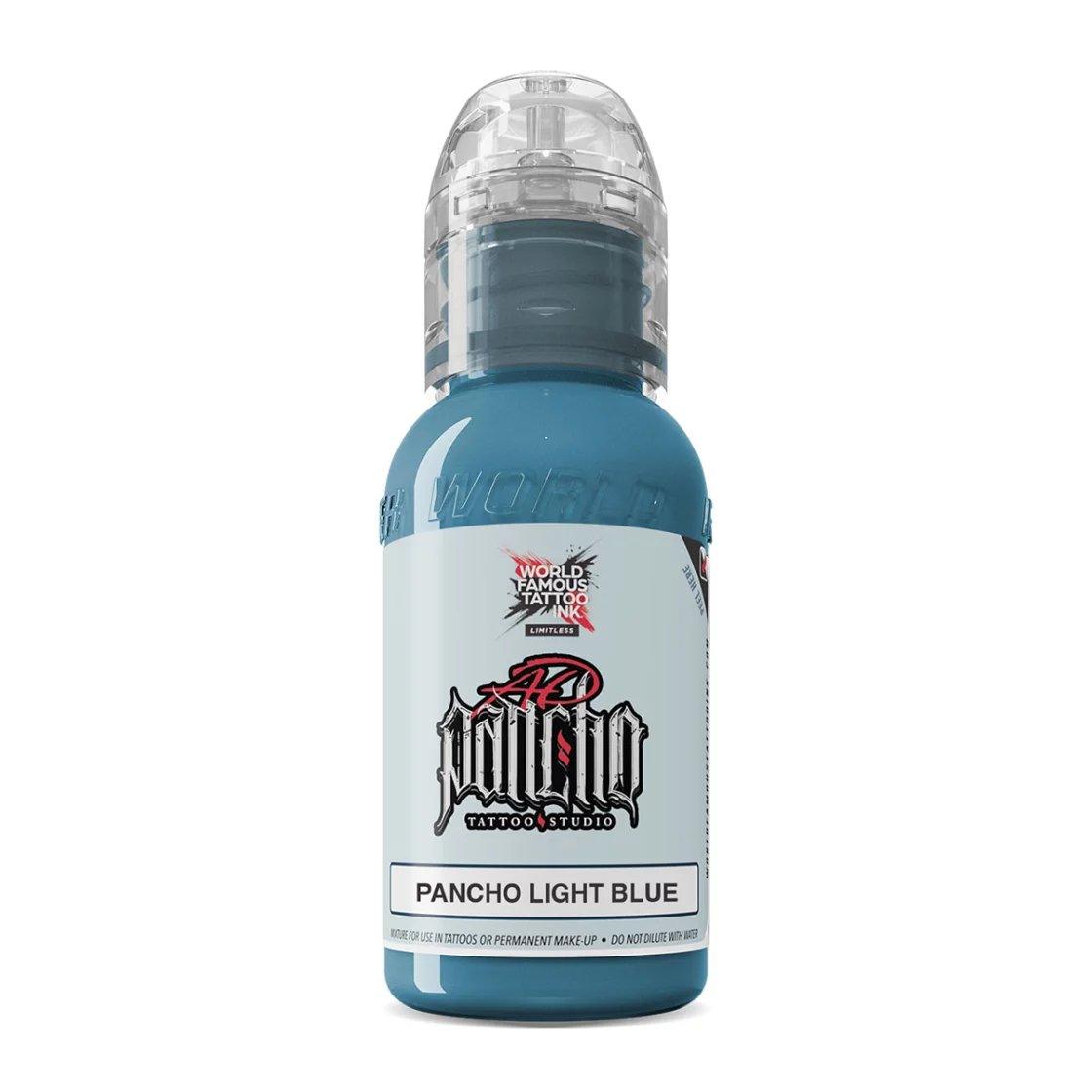 World Famous Tattoo Ink AD Pancho Light Blue 30ml - BVShop
