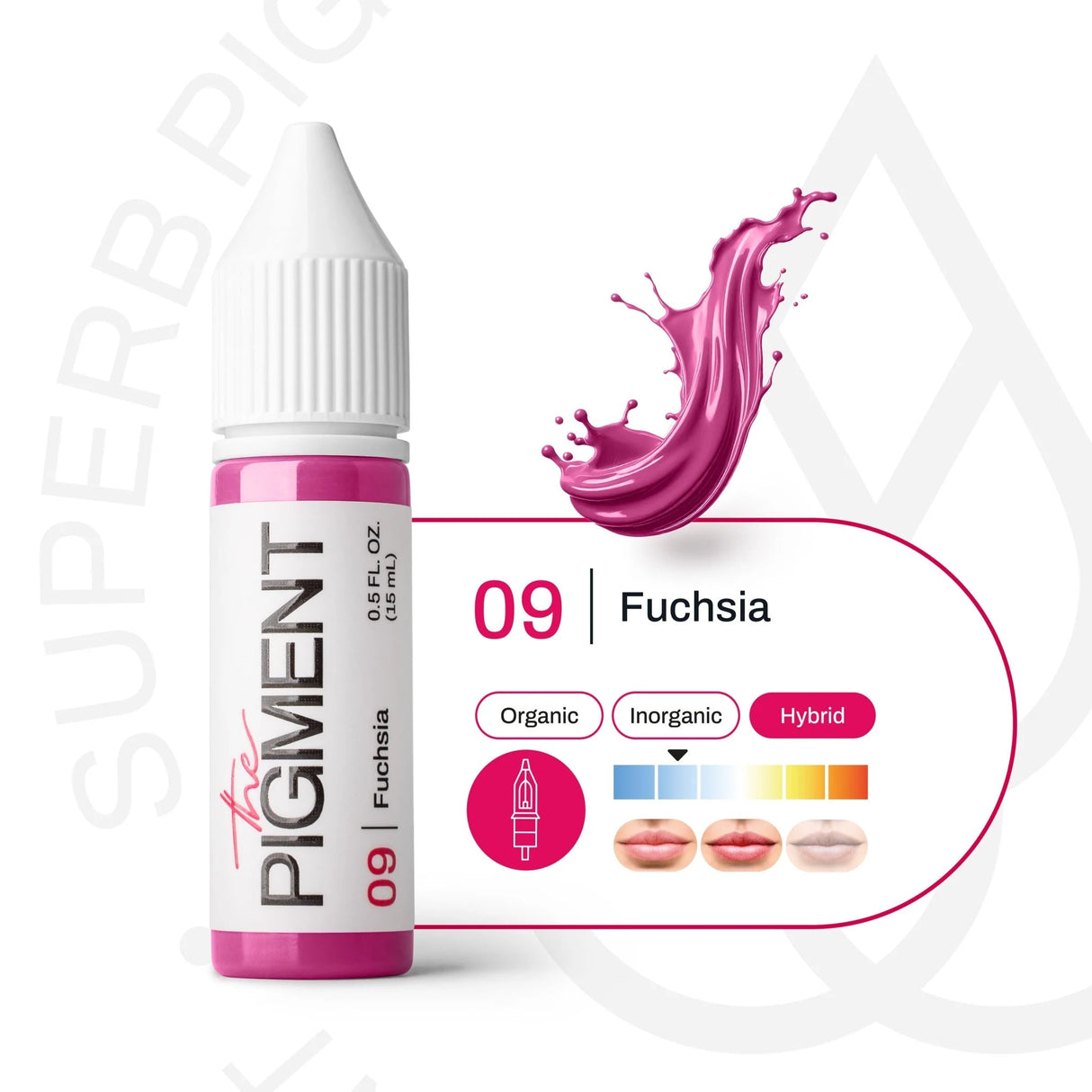 The Pigment 09 Fuchsia Pigment (15ml)