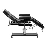 Adjustable Pro Ink black tattoo chair with removable armrests