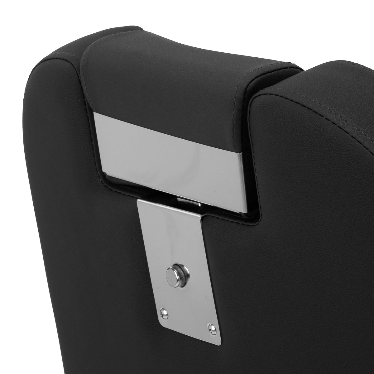 Gabbiano barber chair Bruno with black frame Black - BVShop