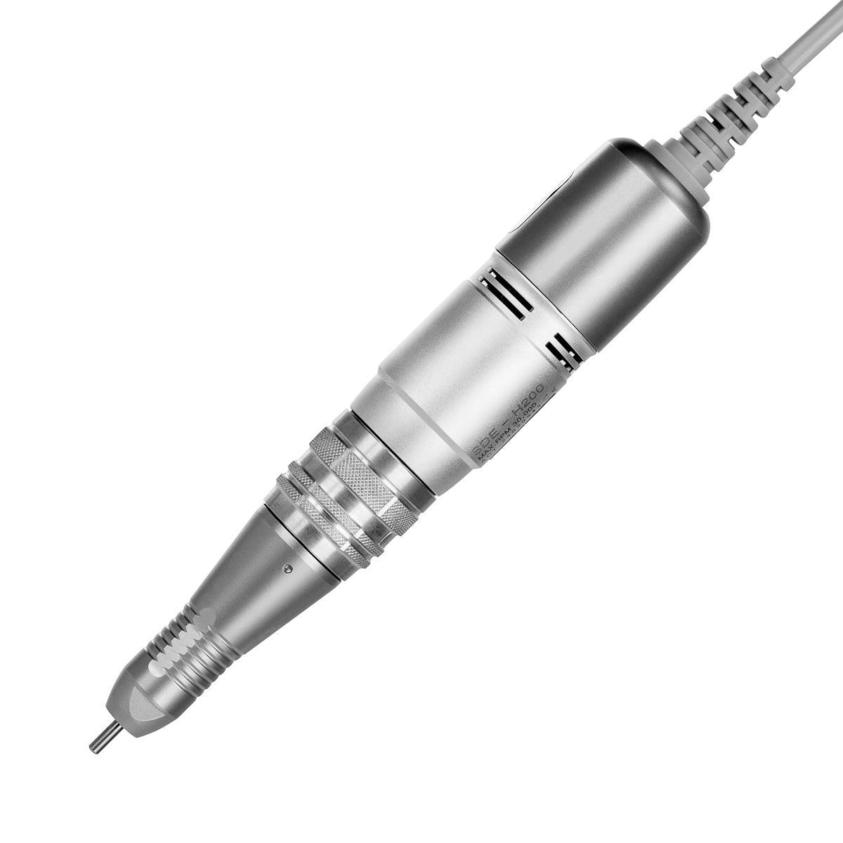Saeyang Marathon 3 Champion black nail drill with H200 handpiece and accessories, professional electric manicure and pedicure tool