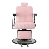Gabbiano Visionerio barber chair pink chrome frame - BVShop