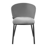 4RICO Linea upholstered grey chair for reception areas