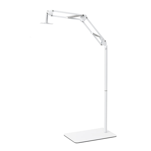GLOW verstellbarer UV/LED-Pediküre-Lampenständer – Weiß; Gelenkarm, erste Position