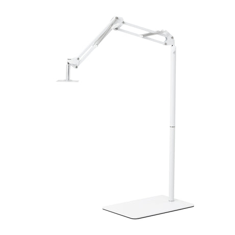 GLOW verstellbarer UV/LED-Pediküre-Lampenständer – Weiß; Gelenkarm, andere Position