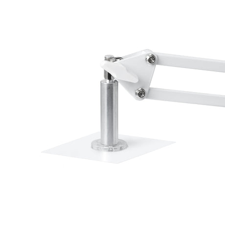 GLOW verstellbarer UV/LED-Pediküre-Lampenständer – Weiß; Lampen-Montageplatte im Detail