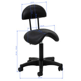 Ergonomischer ACTIVESHOP 6001 Kosmetikhocker für professionelle Salons